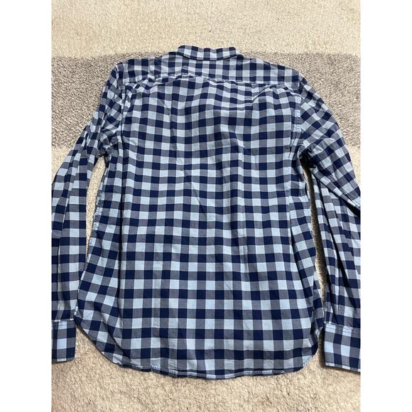 Bonobos Men's Size Medium Plaid Button Down Casual Long Sleeve Shirt Blue - Picture 2 of 11